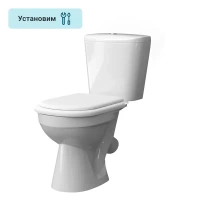 Унитаз-компакт Керамин Минск Лаго косой выпуск двойной слив КЕРАМИН ...