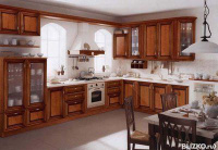 Кухонный гарнитур модель Венеция-М из массива липы