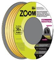 Уплотнитель ZOOM industrial 10*12мм черный промышленный