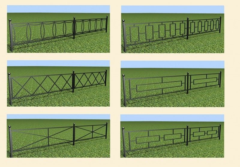 Ограждения для газонов фото