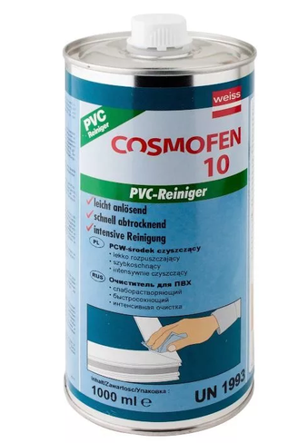 Очиститель Cosmofen 10, (слабо размягчающий ПВХ), 1л