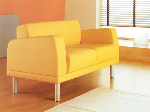 Кресло Милан 100x77x85 см для офиса и дома желтый