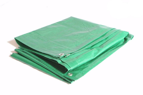 Тент-накидка 120 г/м2 серо-зеленый 2 х 4 м