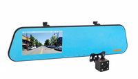 HD видеорегистратор-зеркало с дополнительной камерой CARCAM Z5