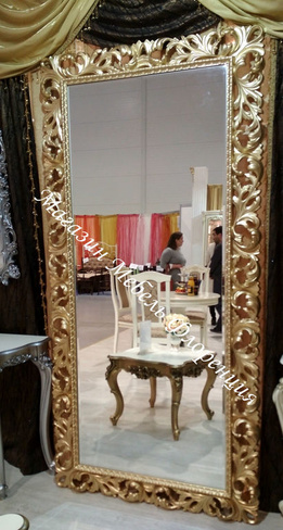 Зеркало ЗК-06 золото Мэри мебель