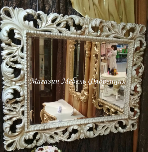 Зеркало ЗК-04 слоновая кость Мэри мебель