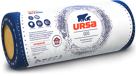 Утеплитель Ursa Geo М-11 2х10000х1200х50 мм