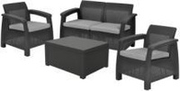 Комплекты мебели corfu box set диван 128х70х79 кресло 75х70х79 стол79х59х42