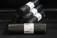 Мешки для мусора ПНД 60л 9мкм (черный) ТД Авантпак