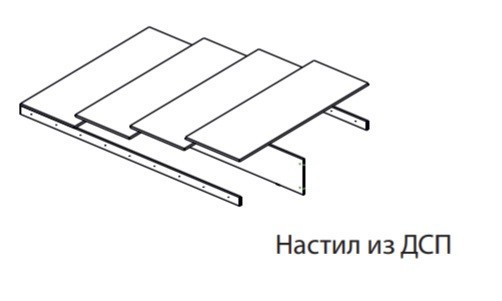 Основание кровати из дсп