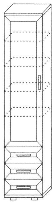 Шкаф 106 м сервис