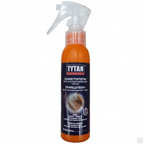 Очиститель для затвердевшей пены Tytan Professional прозрачный 100 мл