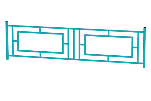 Ограждение 500х2000 тип 11 бирюзовое 2000х30х500