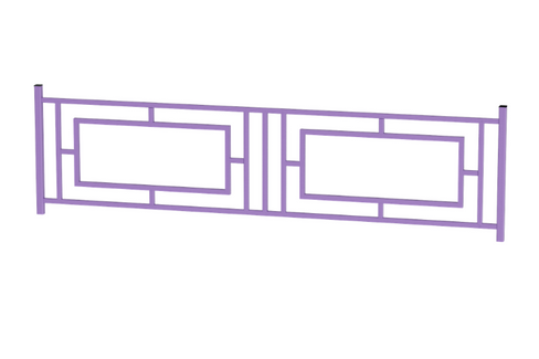 Ограждение 500х2000 тип 11 фиолетовое 2000х30х500