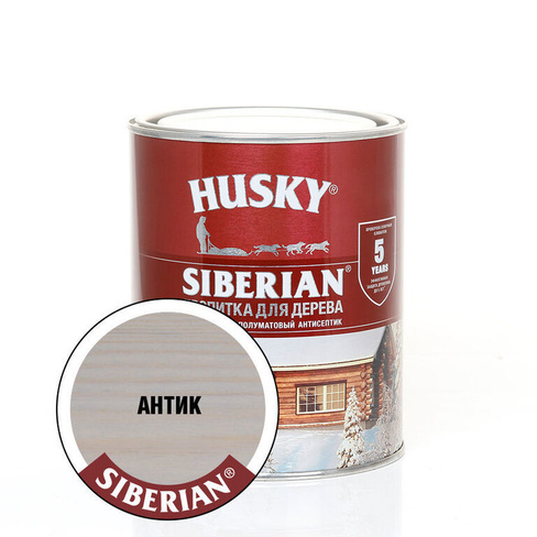 Антисептик HUSKY SIBERIAN полуматовый антик 0,9л