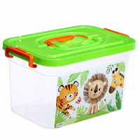 Ящик для хранения игрушек «Счастливое детство», 6,5 л Соломон