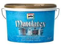 JOBI MATTLATEX Краска влагостойкая -30С° (5л)