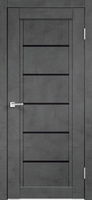 Дверное полотно NEXT 1 ДО муар темно-серый "черное" 700*2000 (VellDoris) Velldoris