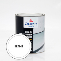 OLIMP Эмаль д/бетонных полов белая База А (0,9л; 6шт) ОЛИМП