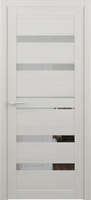 Полотно остекленное Эко-шпон Дрезден 600 кипарис белый зеркало Albero
