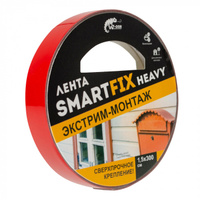 Всепогодная лента для внешнего и внутреннего монтажа W-con SmartFix HEAVY, 1,5*300см, серая W-con smartfix