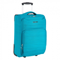Р1916 (2-ой) синий (20") чемодан малый тканевый облегченный POLAR