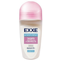 EXXE женский дезодорант 50 мл (ролик) антиперспирант Защита и свежесть Exxe