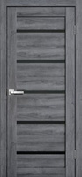 Дверное полотно L26 ДО дуб стоунвуд "черное" 800*2000 Сибирь-Профиль
