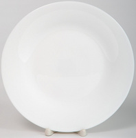 197-21010 БЕЛАЯ, тарелка мелкая 230мм, уп. - гофрокороб OLAFF