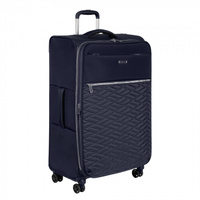 Р2007 (3-ой) Navi синий (28") чемодан тканевый облегченный большой POLAR