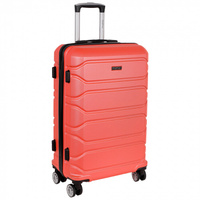 РР5631 (3-ой) Pink розовый (24") пластик ABS чемодан средний POLAR