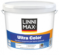Краска водно-дисперсионная для внутренних работ LX Ultra Color База 1 9 л Linnimax