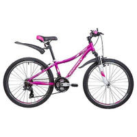 Горный (MTB) велосипед Novatrack Katrina 24 (2019) фиолетовый 10" (требует финальной сборки)