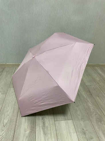 Мини зонт карманный механический (капсула, таблетка) розовый