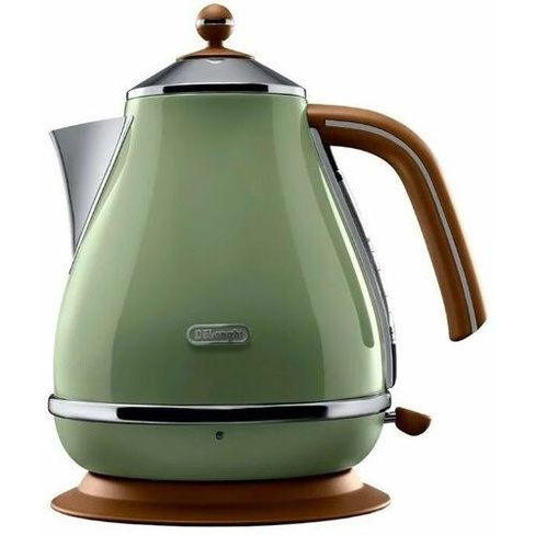 Чайник электрический DeLonghi KBOV2001.GR, 2000Вт, зеленый