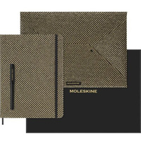 Набор Moleskine Limited Edition Prescious & Ethical Shine блокнот/ручка перьевая/папка-конверт XLarg