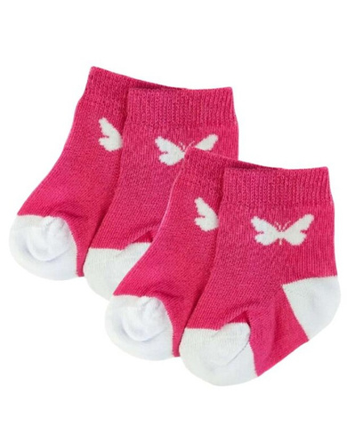 Носочки для новорожденных 7 см, цвет фуксия 4405-3 Linas baby