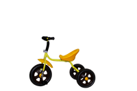 Велосипед трехколесный Galaxy Лучик Малют 4, колеса из ЭВА (желтый)