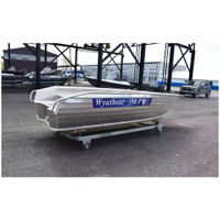 Алюминиевая моторная лодка Wyatboat-390Р с увеличенной высотой борта