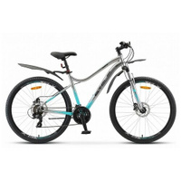 Горный (MTB) велосипед STELS Miss 7100 D 27.5 V010 (2020) хром 18" (требует финальной сборки)