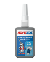 Анаэробный клей низкой прочности для резьбовых соединений ADHESOL 522 50мл