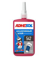 Клей ADHESOL высокопрочный анаэробный для резьбовых соединений 542 250 мл
