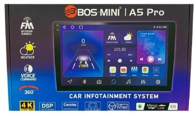 Проигрыватель BOS-MINI A5 PRO Android 2+32Gb 10"