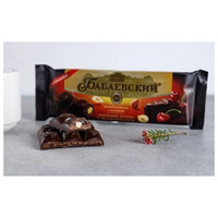 Шоколад Бабаевский брауни, темныйвишневый, шоколадный брауни, 165 г