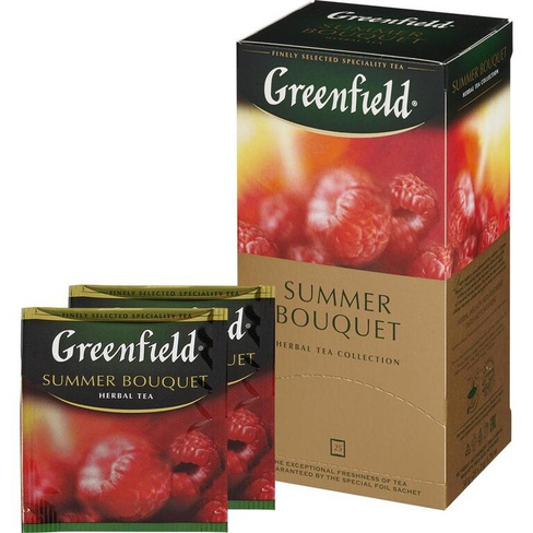 Чай GreenField Чай Summer Bouquet фруктово-ягодный 25 пакетиков