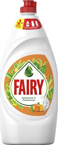 Бытовая химия Fairy Гель для мытья посуды апельсин,цитрус.лимон, 900 мл