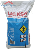 Соль природная Uoksa Кристалл, мешок 20 кг