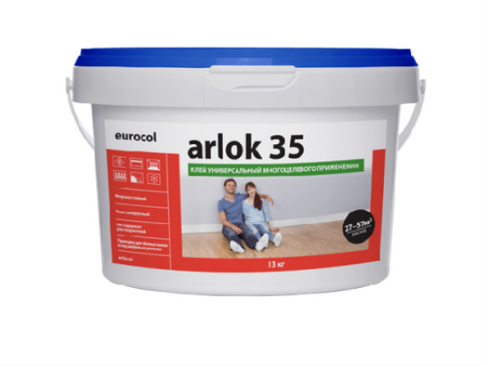 Клей Arlok 35 (1,3 кг) 230-490 г/м2, контактный для ПВХ покрытий