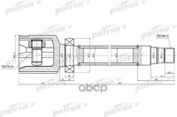 Шрус Внутренний Правый 31X36.2x26 Ford Mondeo Ca2 07- PATRON арт. PCV1325