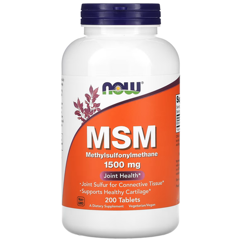 Now Msm (1500 мг) 200 таблеток NOW
